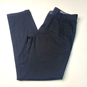 VOLCOM FRICKIN SLIM STRETCH PANTS - BLACK SIZE 32